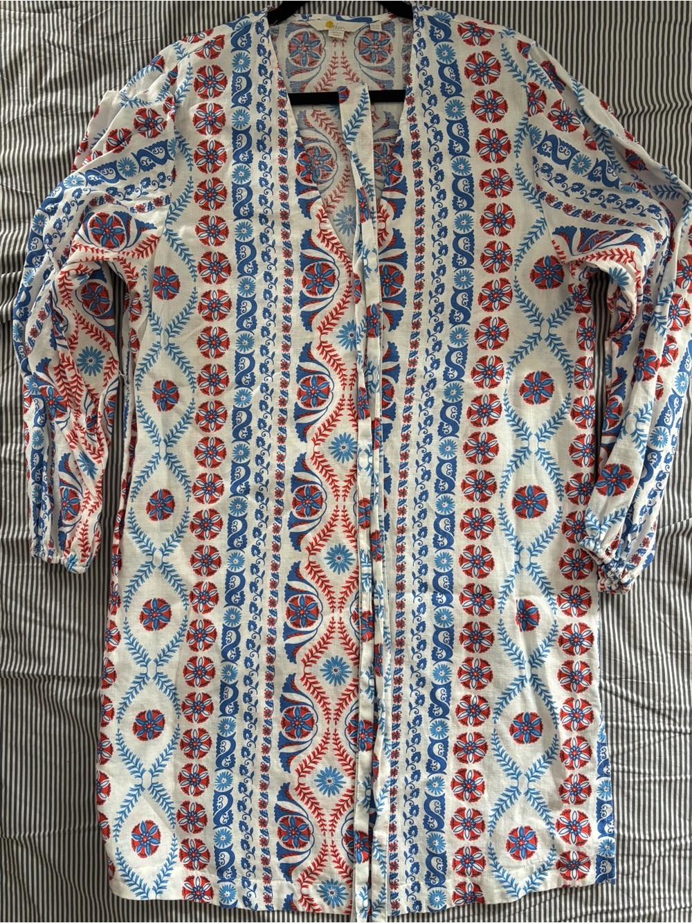 Women’s Boden Long Sleeve Printed Tunic Dress